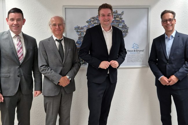 Besuch aus dem Bundestag: Michael Breilmann (CDU) trifft Haus & Grund Rheinland Ruhr